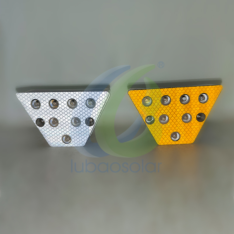 Night barricade warning light, road flare and road stud-LUBAO